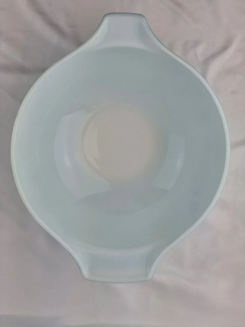 Vintage 444 Pyrex Hot Air Balloon Cinderella Mixing Bowl 4 Quart Turquoise MCM